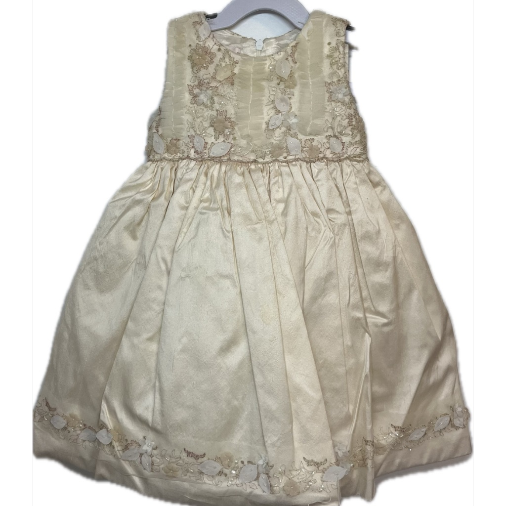 Joan Calabrese Infant Gold Party Dress 24 Months